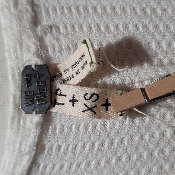 We The Free Free People Womens Extra Small Bohemian Casual V-Neck Waffle Top - Picture 11 of 12